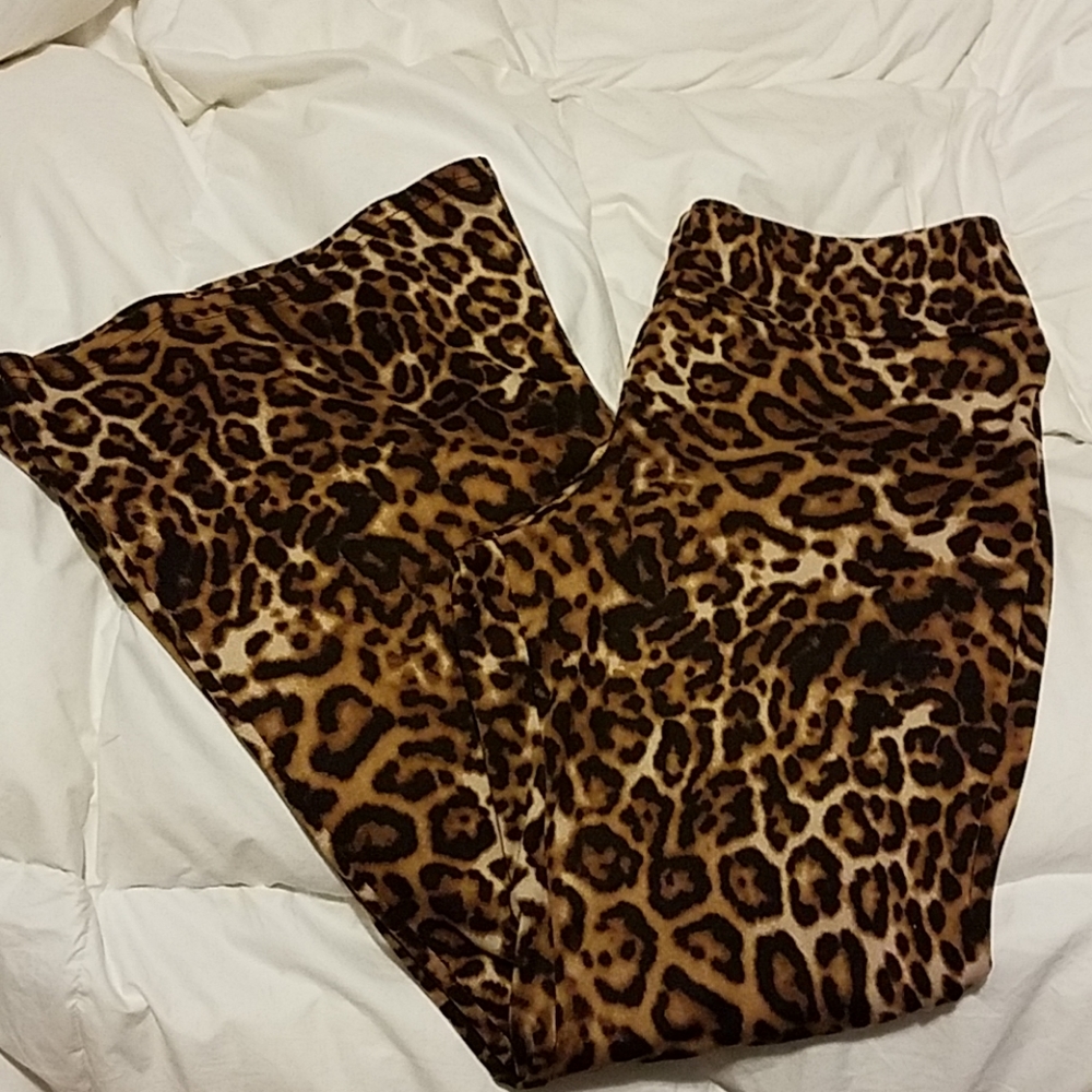 Printed bell bottoms